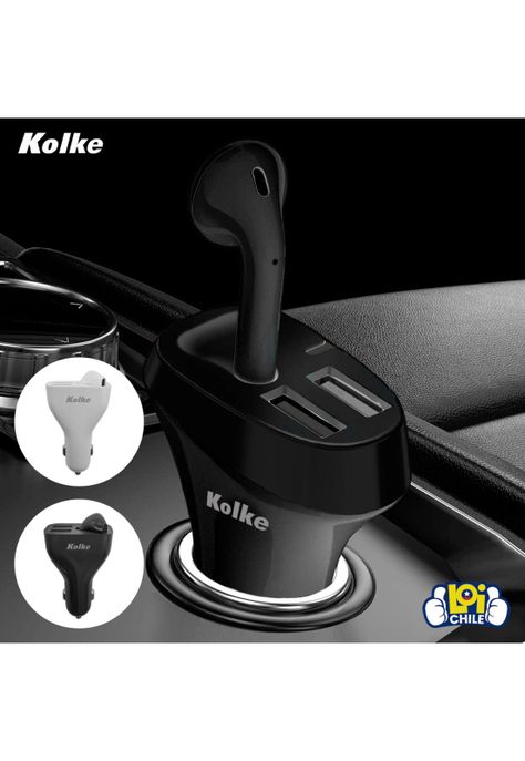 Cargador Para Auto Con Audífono 2 en 1 Bluetooth Kolke Loi-3