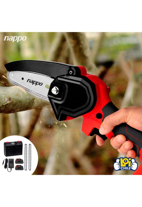 Motosierra Eléctrica Inalámbrica 6'' Nappo 2 Baterías-6