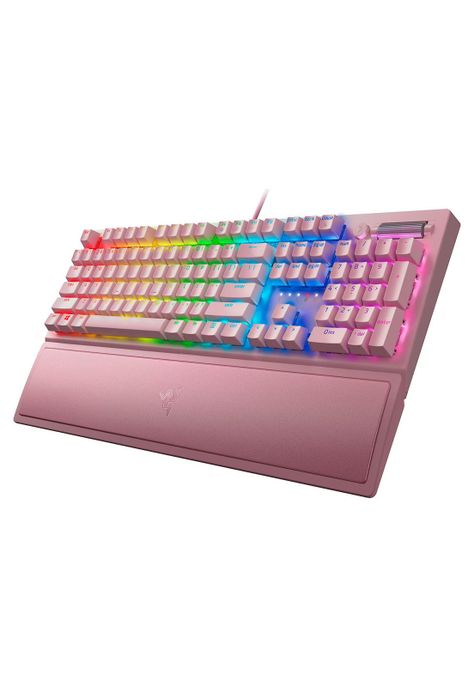Teclado Gamer Razer Blackwidow V3 Quartz RGB Switches Green-2