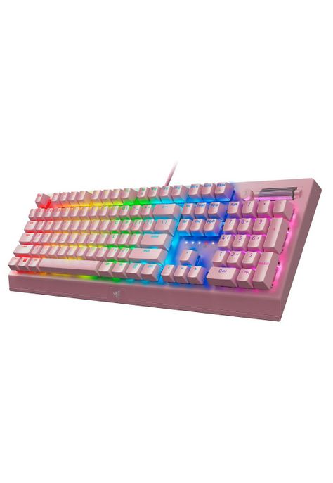 Teclado Gamer Razer Blackwidow V3 Quartz RGB Switches Green-4