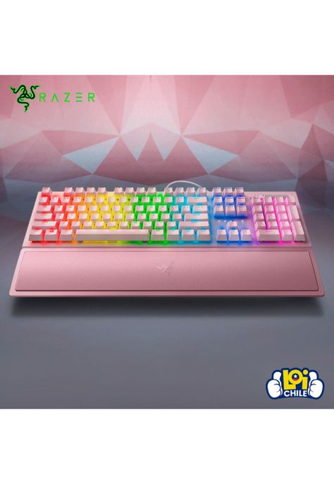 Teclado Gamer Razer Blackwidow V3 Quartz RGB Switches Green-5