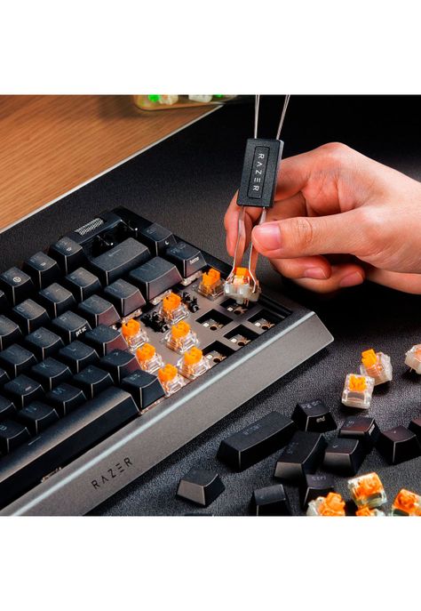 Teclado Gamer Razer Blackwidow V4 75% Switch Orange Black-6