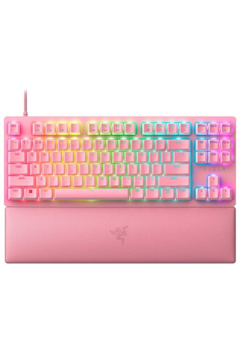 Teclado Gamer Razer Huntsman V2 TKL Quartz Red Switch US-0