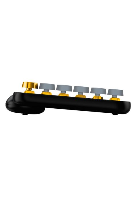 Teclado Inalámbrico Logitech Pop Keys Amarillo y Negro-3