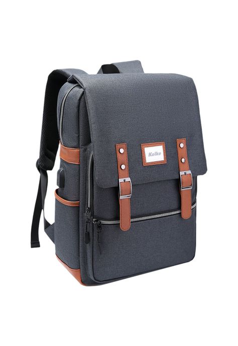 Mochila para Notebook 15.6 Puerto de carga USB Doble Cierre-0