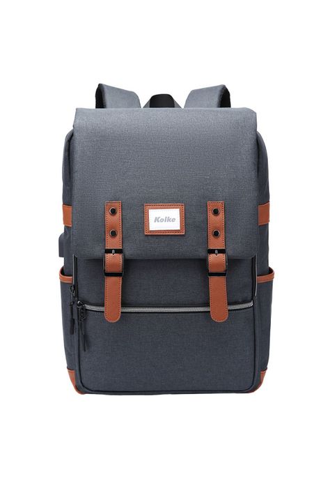 Mochila para Notebook 15.6 Puerto de carga USB Doble Cierre-4