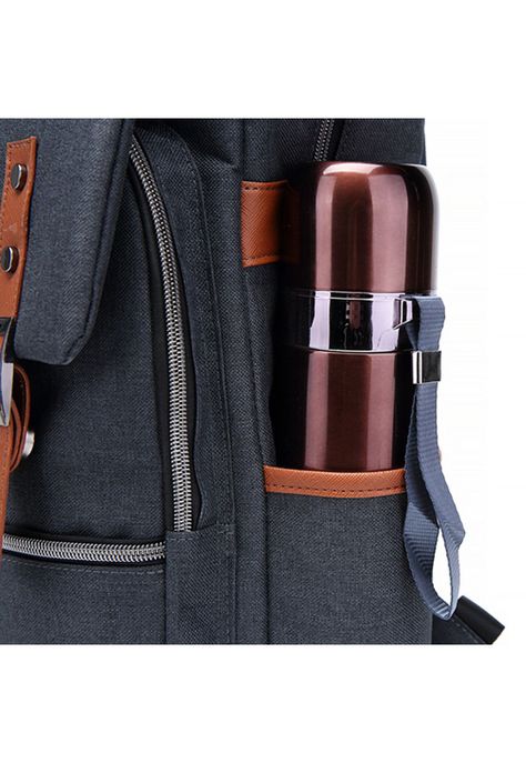 Mochila para Notebook 15.6 Puerto de carga USB Doble Cierre-5