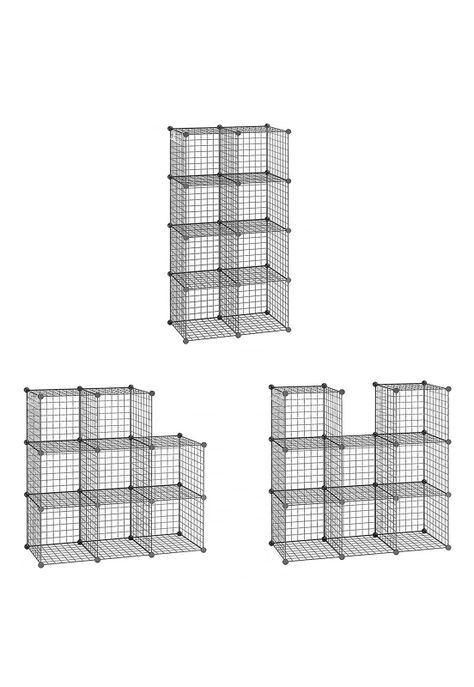 Estantería Desmontable Organizador de Metal DecoTeam 8 Pzs-1