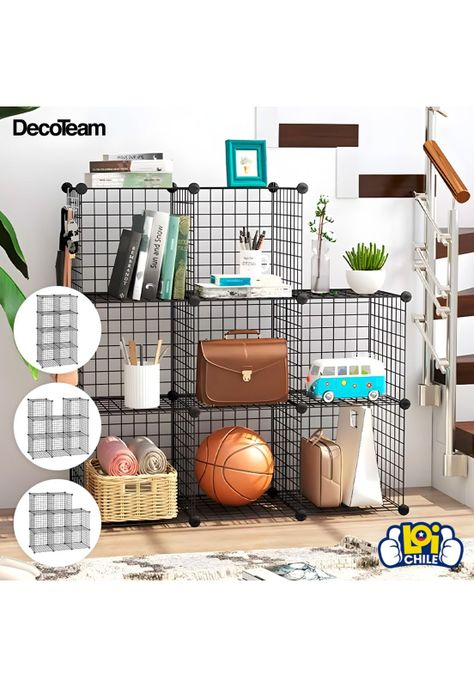 Estantería Desmontable Organizador de Metal DecoTeam 8 Pzs-3