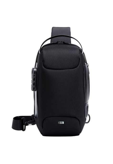 Mochila Bandolera Kolke Bolso Cruzado Impermeable Candado-1