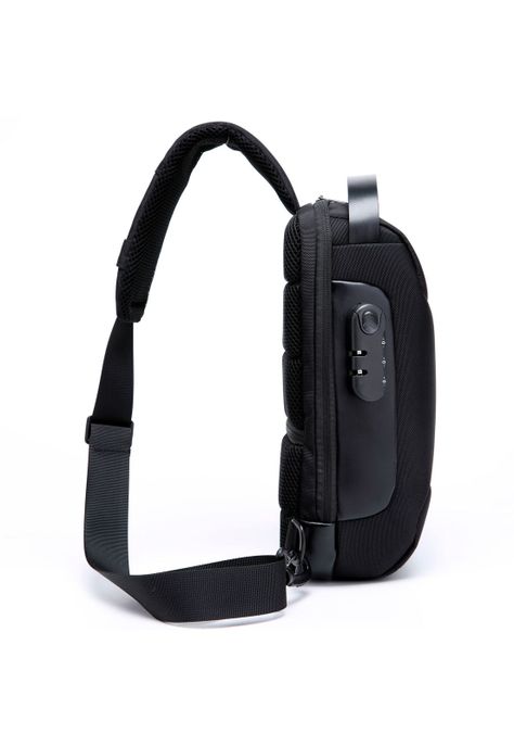 Mochila Bandolera Kolke Bolso Cruzado Impermeable Candado-3
