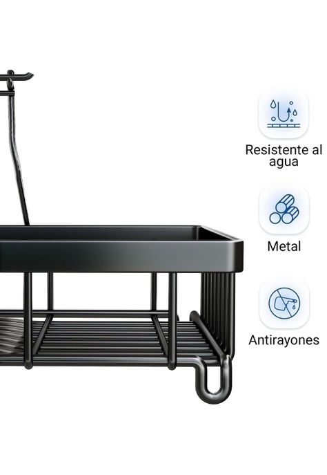 Escurridor de Platos DecoTeam 2 en 1 Desagüe Ajustable-2