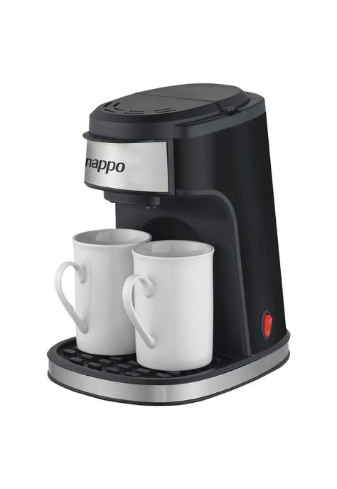 Cafetera Nappo 450W Filtro Permanente Extraíble + 2 Tazas-0