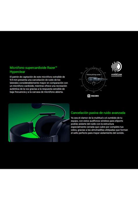 Audifonos Gamer Inalambrico Razer Blackshark  V2 Pro-3