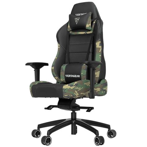 Silla Gamer Vertagear PL6000 Camuflaje Reclinable Ajustable-0