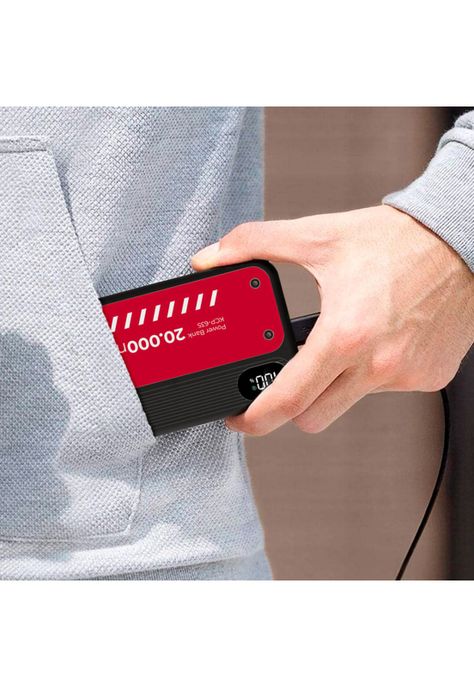 Batería Externa Power Bank Kolke 20000mAH Carga Rápida-4