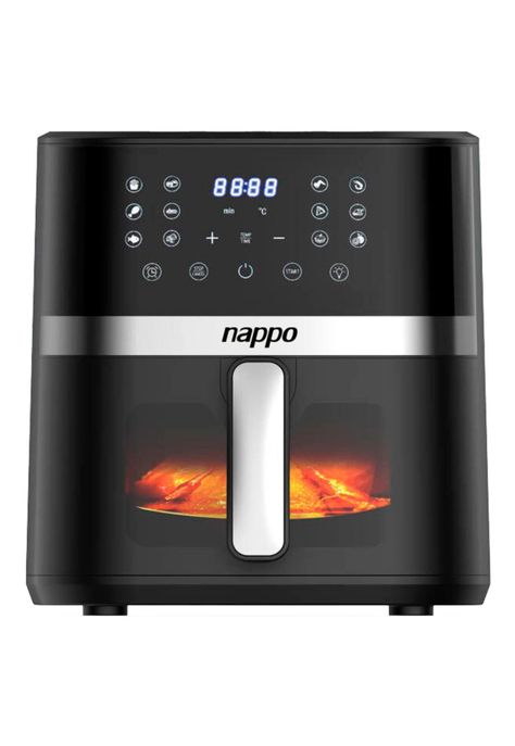Freidora de Aire Nappo Digital 1600W 7L Panel Táctil Visor-2