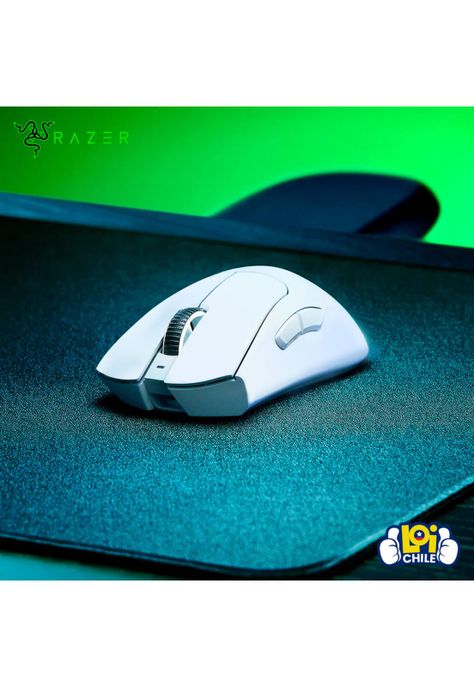 Mouse Gamer Razer Deathadder V3 Pro Inalámbricos Blanco-3