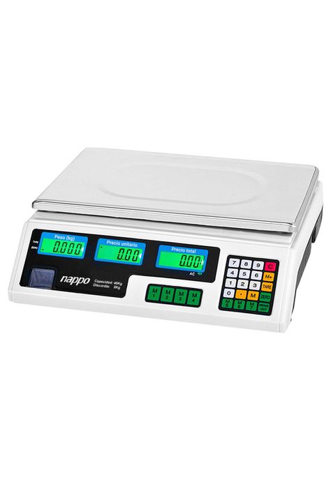 Balanza Electrónica Comercial de Precisión con Bandeja 40kg-0