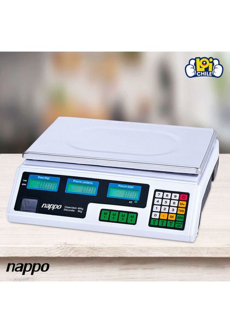 Balanza Electrónica Comercial de Precisión con Bandeja 40kg-6