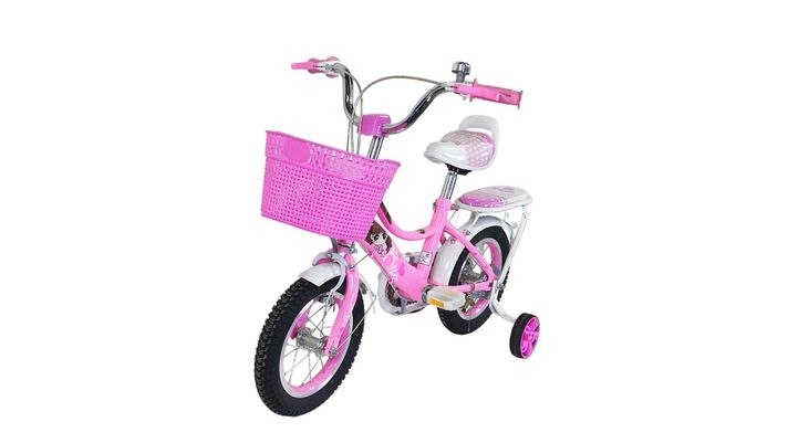 Bicicleta Aro 12 Infantil CfBike Rosada       -0