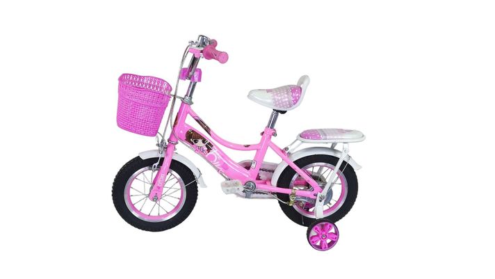 Bicicleta Aro 12 Infantil CfBike Rosada       -1