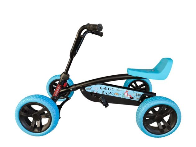 GoKart Racing Con Pedales Celeste-2