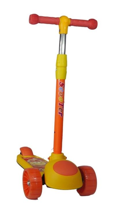 Scooter Monopatín Niños Naranjo-5