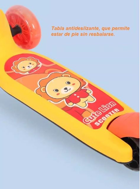 Scooter Monopatín Niños Naranjo-7