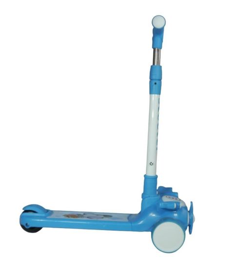Scooter Monopatín Niños Avión Celeste-1