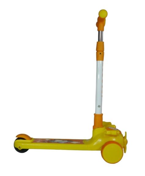 Scooter Monopatín Niños Avión Amarillo-1