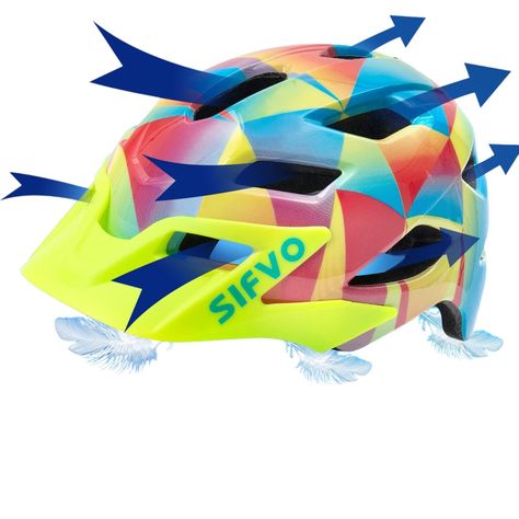 Casco Bicicleta Niños Sifvo Multicolor        -1
