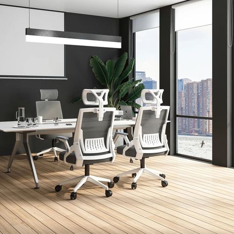 Silla de oficina ejecutiva Ergonomic Plus Gris-4