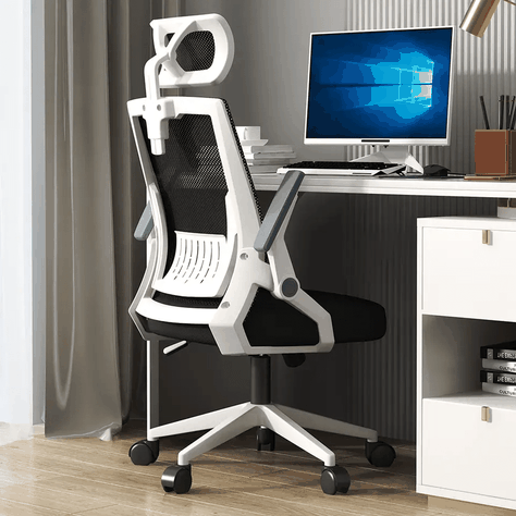 Silla de oficina ejecutiva Ergonomic Plus Blanco-1