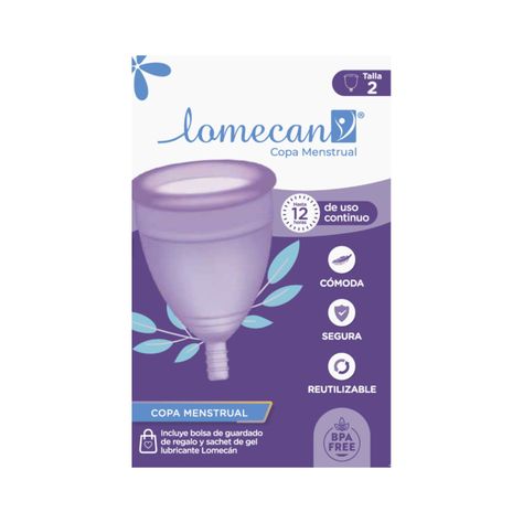 Lomecan Copa Menstrual Talla 2 X1-0