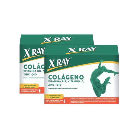 Pack X-Ray Colageno Compromidos 60 Unidades x2-0