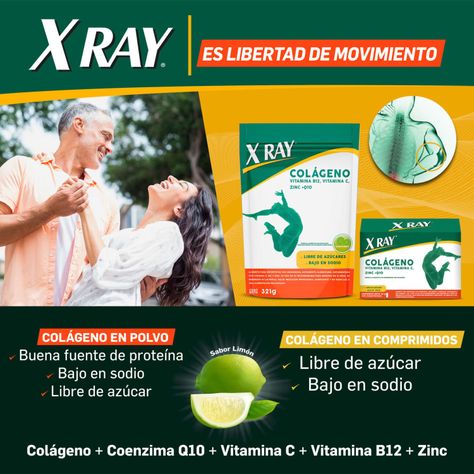 Pack X-Ray Colageno Compromidos 60 Unidades x2-3