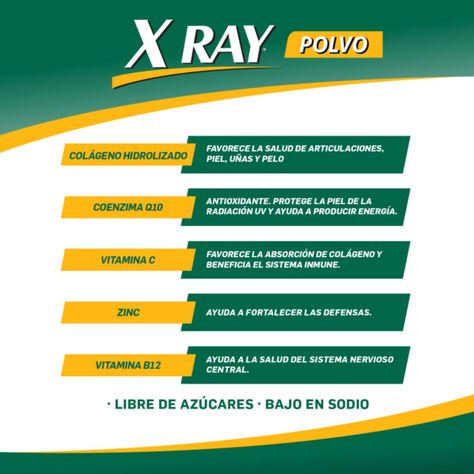 X Ray Colágeno en Polvo Sabor a Piña 30 Sachet-5