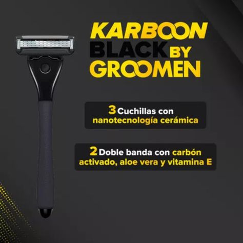 Afeitadora Desechable Groomen Black 300x1-3