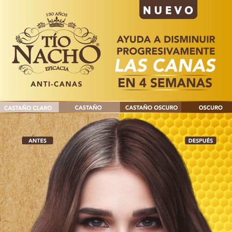 Pack Tío Nacho Anti Canas Shampoo + Acondicionador 415Ml C/U-3