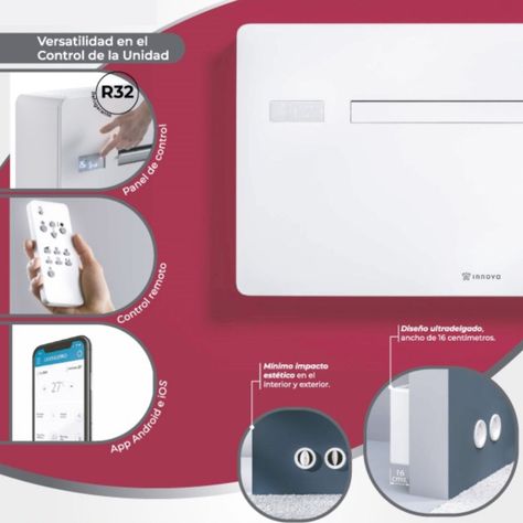 Aire Acondicionado Inverter 10000BTU Innova Frío-Calor -1
