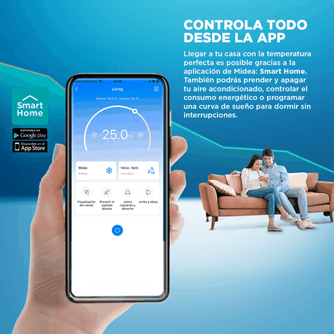 Aire Acondicionado Split Inverter Frío/Calor 12000 BTU Xtreme Dura-2