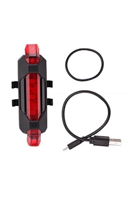 Luz Trasera Recargable Usb 15lm Waterproof Nueva-0