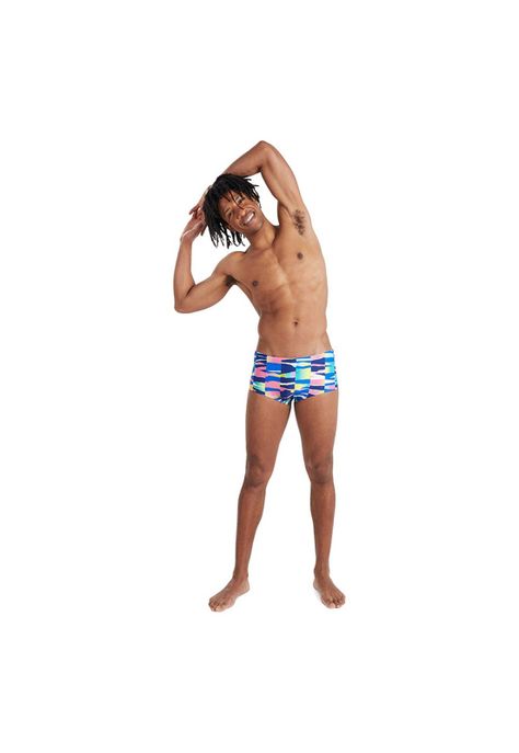 Traje baño sunga brasilera Mosaico Speedo-0