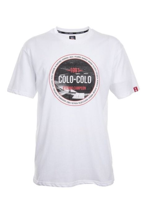      Polera Colo Colo Plantel Eterno Campeon 91 Producto Oficial-0
