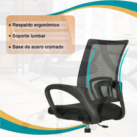 Silla Ejecutiva de Oficina PC Escritorio Giratoria Dallas-5