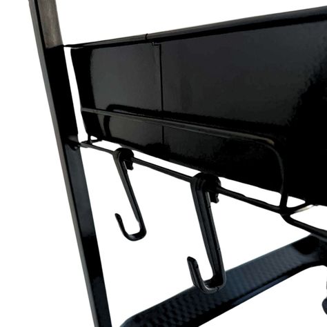 Carrito Organizador con Ruedas 3 Niveles Negro-5