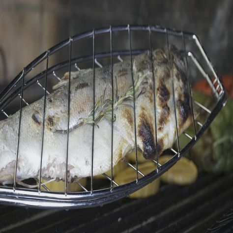 Rejilla para Asar Pescado Madera Stelen-5