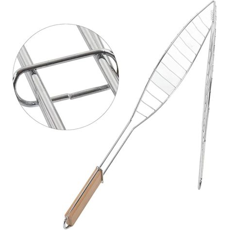 Rejilla para Asar Pescado Madera Stelen-7