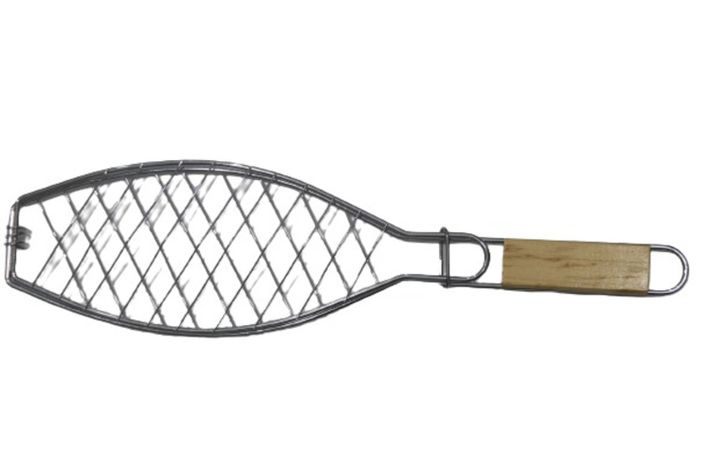 Rejilla para Asar Pescado Madera Stelen-0